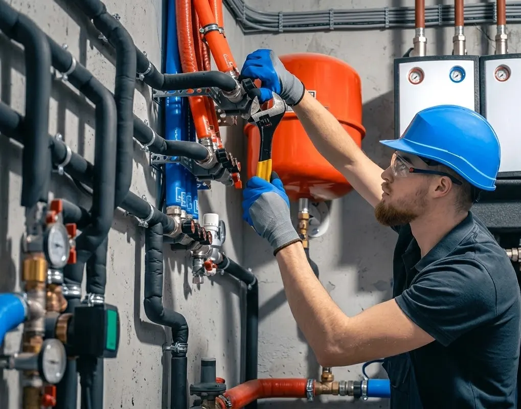 Montaj conducte și distribuție pentru centrală termică